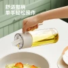 Glass oil bottle, automatic opening and closing, no oil sticking, large-capacity oil bottle, kitchen soy sauce bottle, vinegar bottle, leak-proof gravity oil bottle details Picture